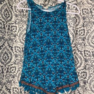 gorgeous blue tank top